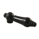 Duchess Black Porcelain Lever Handle