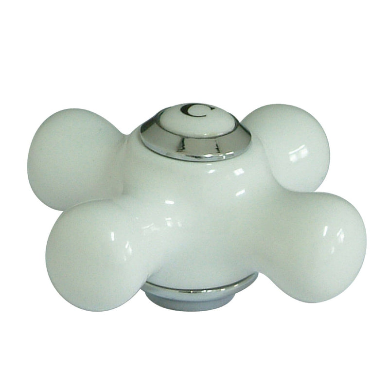 Porcelain Cross Handle (Cold Side)
