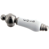 Porcelain Lever Handle (Cold Side)