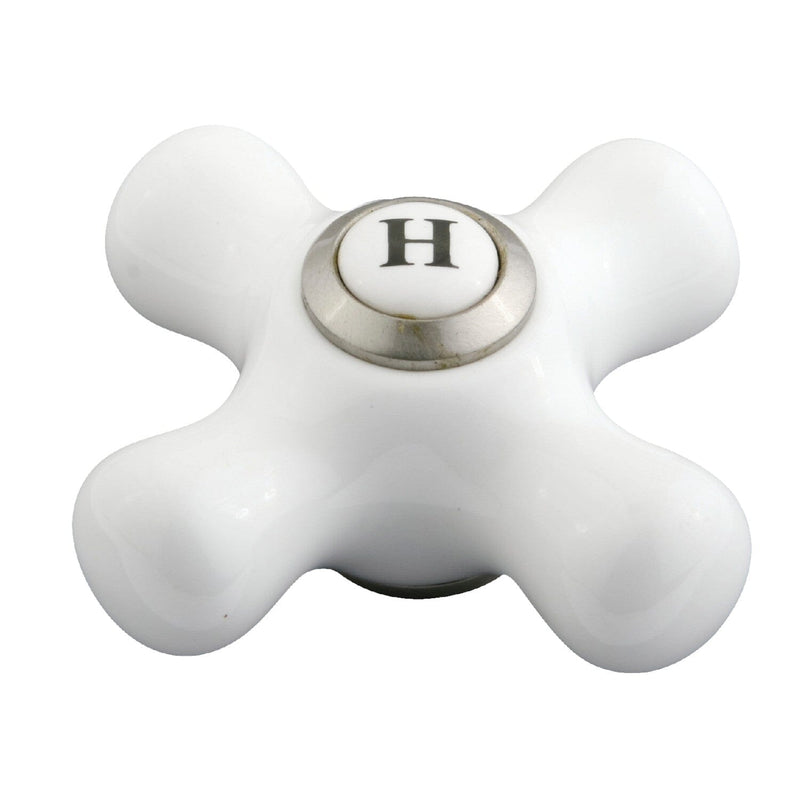 Porcelain Cross Handle (Hot Side)