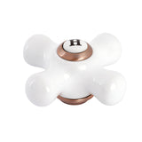 Porcelain Cross Handle (Hot Side)