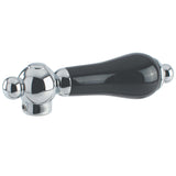 Duchess Black Porcelain Lever Handle