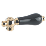 Duchess Black Porcelain Lever Handle