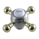 Brass Cross Handle (Hot Side)