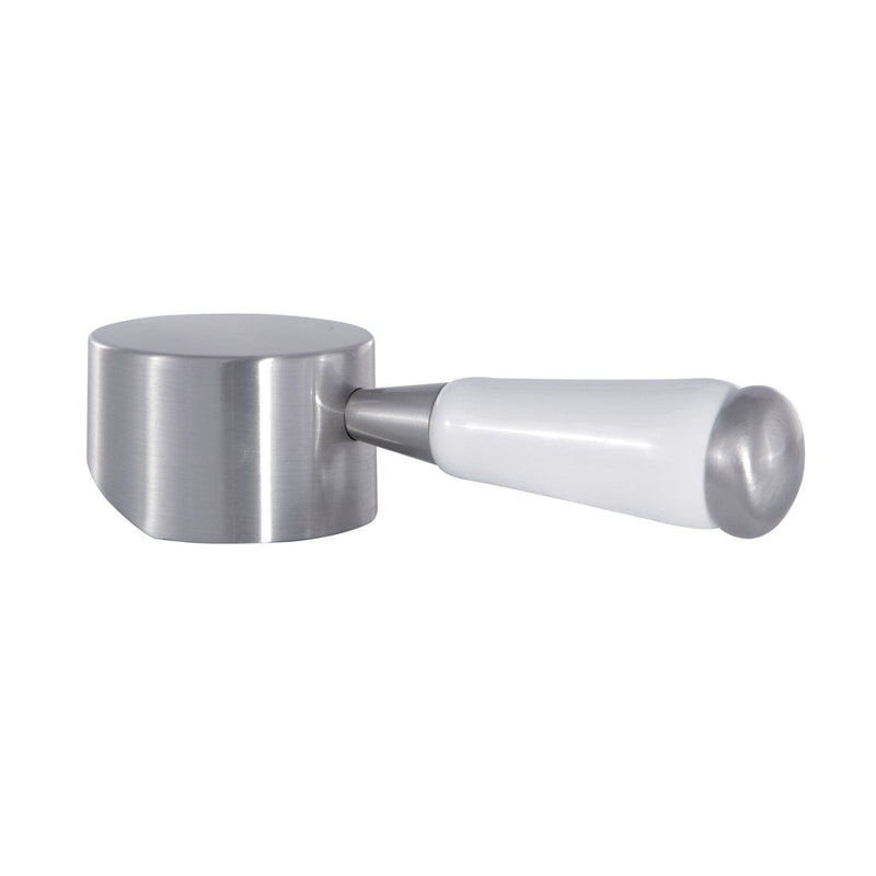 Paris Brass with Porcelain Lever Handle