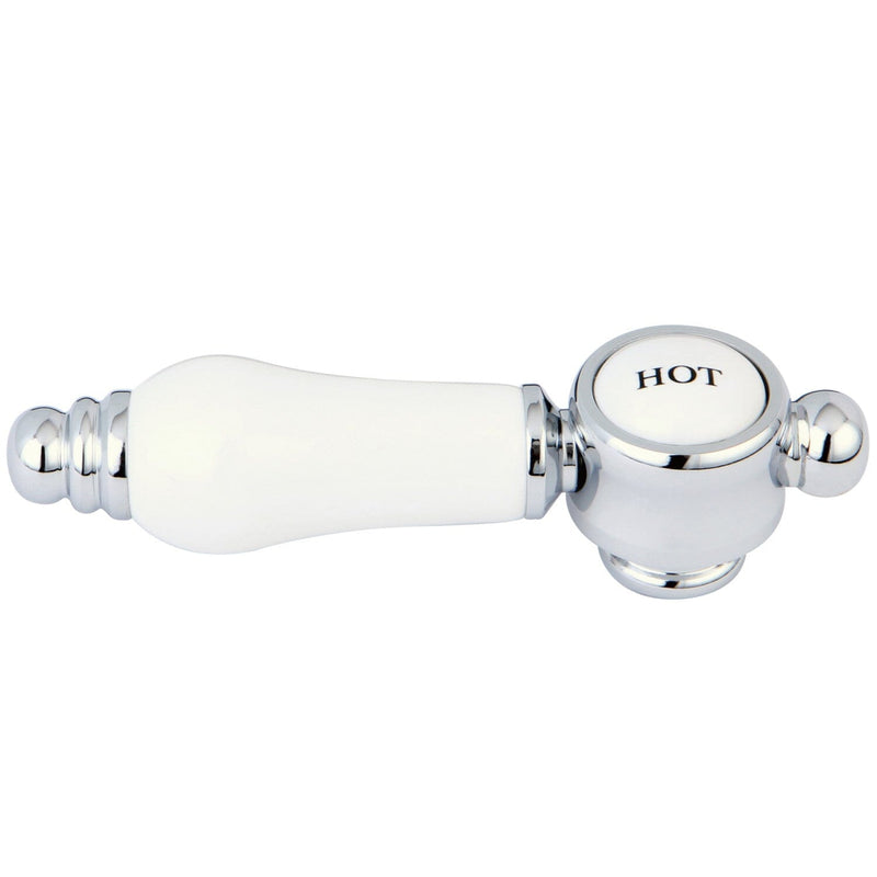 Brass with Porcelain Lever Handle (Hot Side)