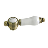 Bel-Air Brass with Procelain Lever Handle (Cold Side)