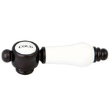 Bel-Air Brass with Procelain Lever Handle (Cold Side)