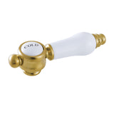 Bel-Air Brass with Procelain Lever Handle (Cold Side)