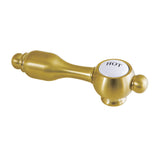 Tudor Brass Lever Handle (Hot Side)