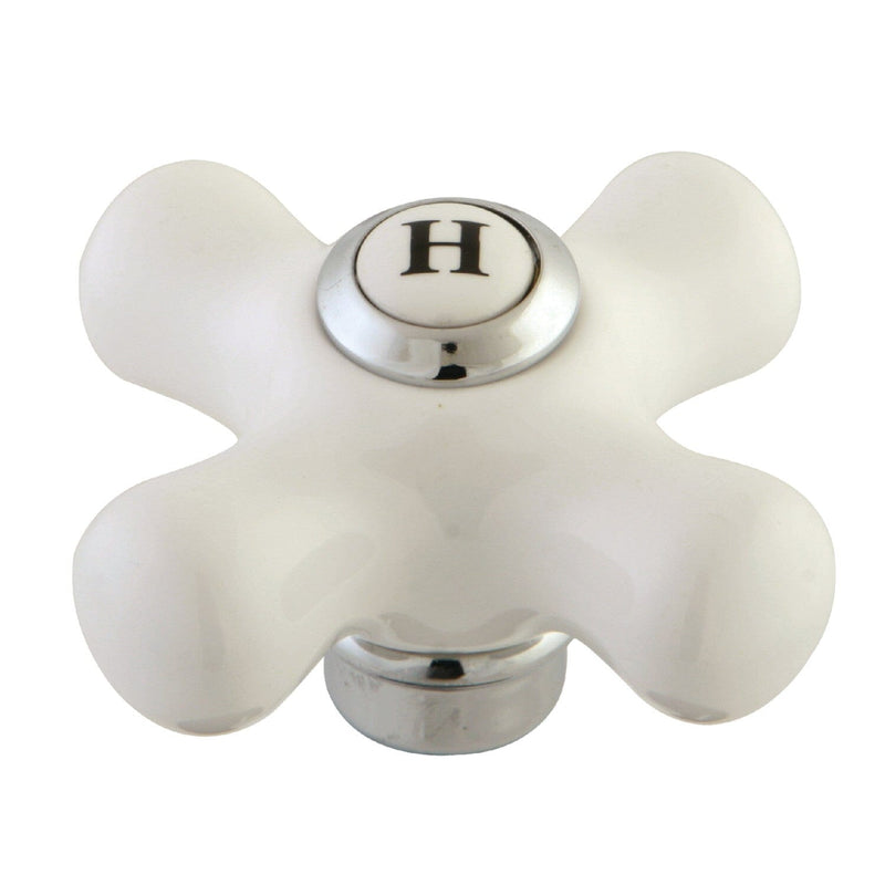 Porcelain Cross Handle (Hot Side)