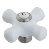 Porcelain Cross Handle (Cold Side)
