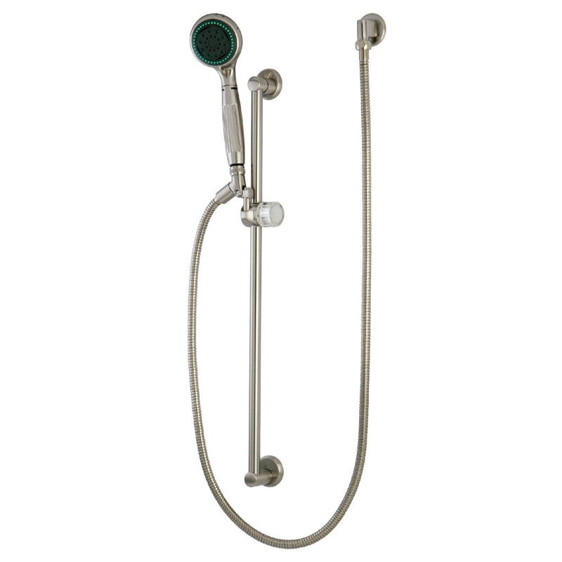 Made To Match Shower System with 24-Inch Slide/Grab Bar and Hand Shower