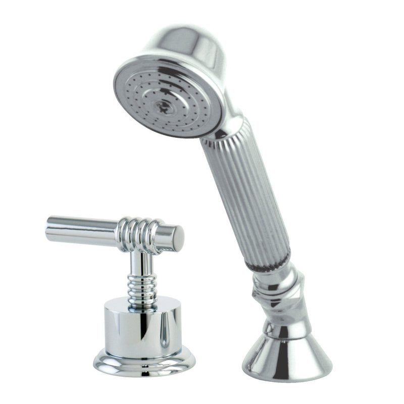 Deck Mount Hand Shower with Diverter for Roman Tub Faucet