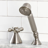 Deck Mount Hand Shower with Diverter for Roman Tub Faucet