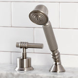 Deck Mount Hand Shower with Diverter for Roman Tub Faucet