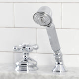 Deck Mount Hand Shower with Diverter for Roman Tub Faucet