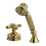 Deck Mount Hand Shower with Diverter for Roman Tub Faucet