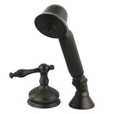 Deck Mount Hand Shower with Diverter for Roman Tub Faucet
