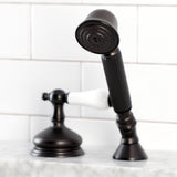 Deck Mount Hand Shower with Diverter for Roman Tub Faucet