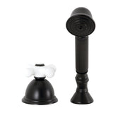 Vintage Deck Mount Hand Shower with Diverter for Roman Tub Faucet