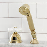 Vintage Deck Mount Hand Shower with Diverter for Roman Tub Faucet