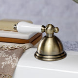 Vintage Deck Mount Hand Shower with Diverter for Roman Tub Faucet