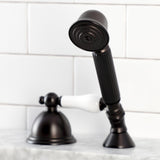 Vintage Deck Mount Hand Shower with Diverter for Roman Tub Faucet