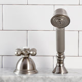 Deck Mount Hand Shower with Diverter for Roman Tub Faucet