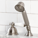 Vintage Deck Mount Hand Shower with Diverter for Roman Tub Faucet