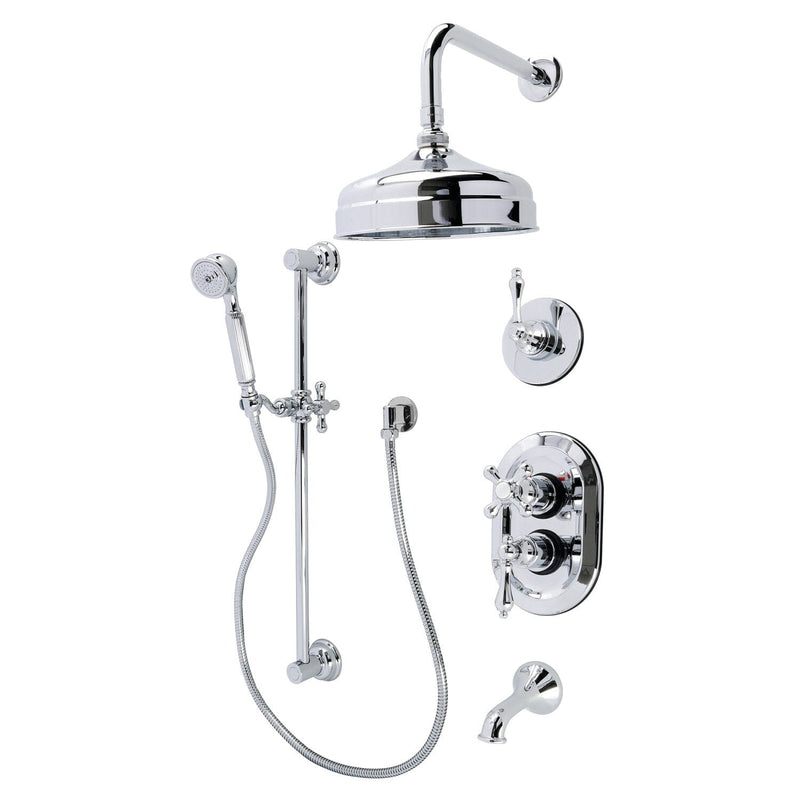 Restoration Thermostatic Tub and Shower System