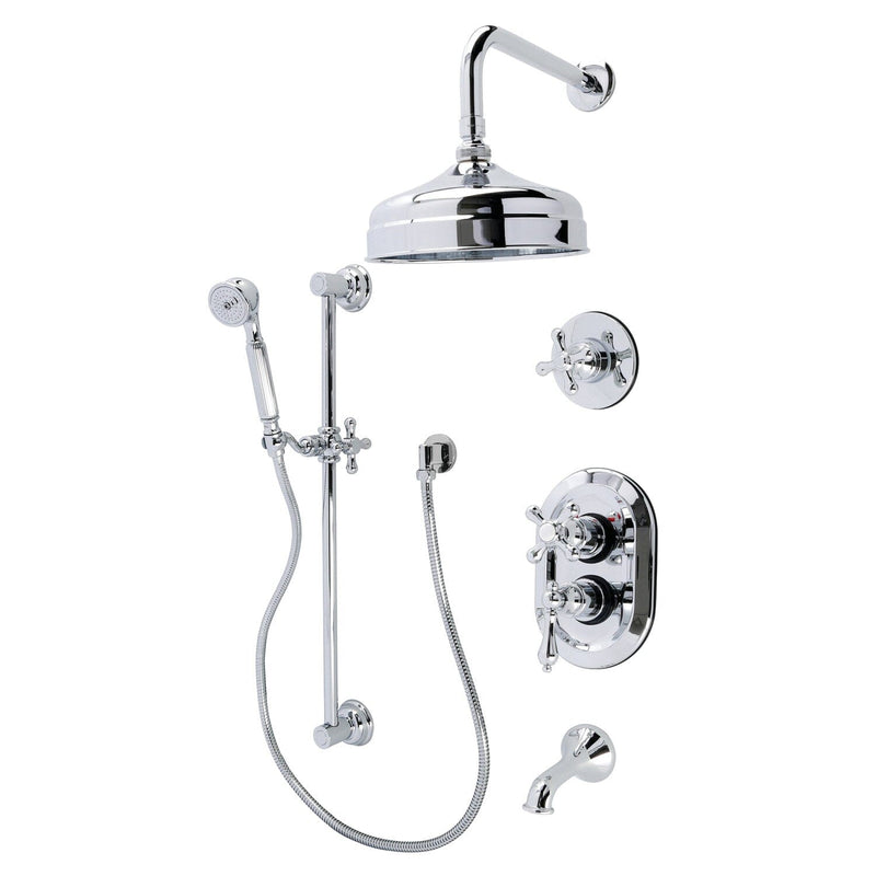 Restoration Thermostatic Tub and Shower System