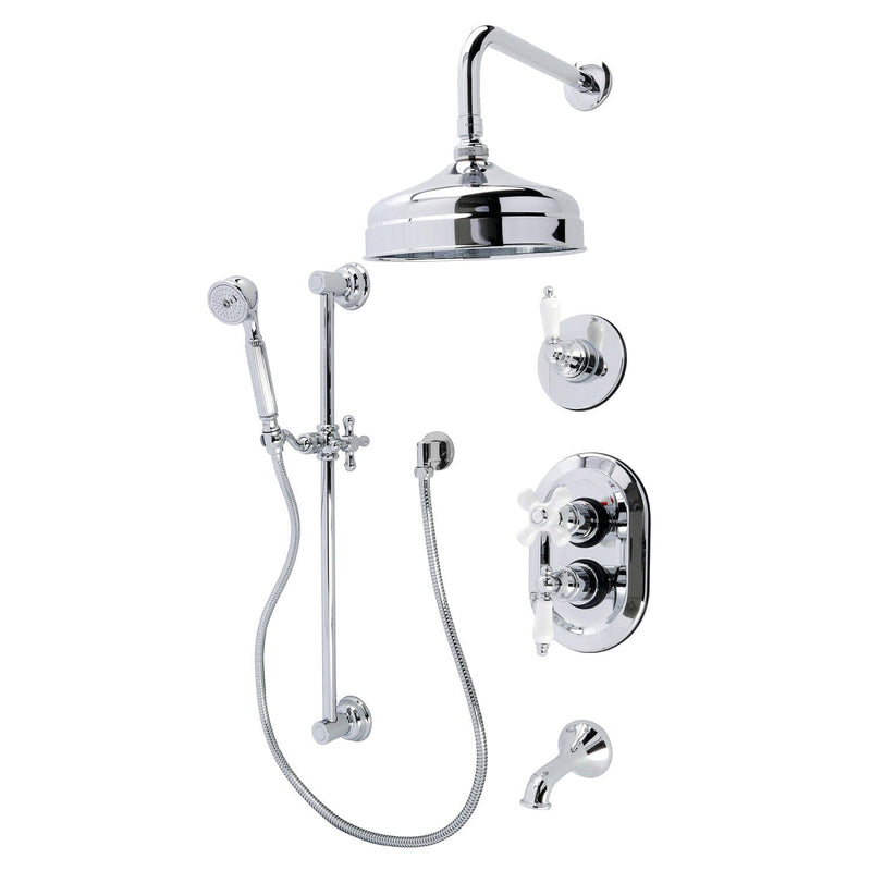 Restoration Thermostatic Tub and Shower System