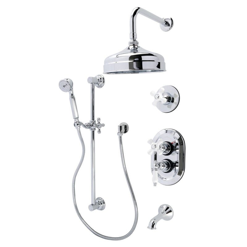 Restoration Thermostatic Tub and Shower System