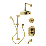 Restoration Thermostatic Tub and Shower System