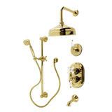 Restoration Thermostatic Tub and Shower System