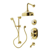 Restoration Thermostatic Tub and Shower System