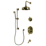 Restoration Thermostatic Tub and Shower System