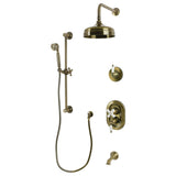 Restoration Thermostatic Tub and Shower System