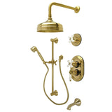 Restoration Thermostatic Tub and Shower System