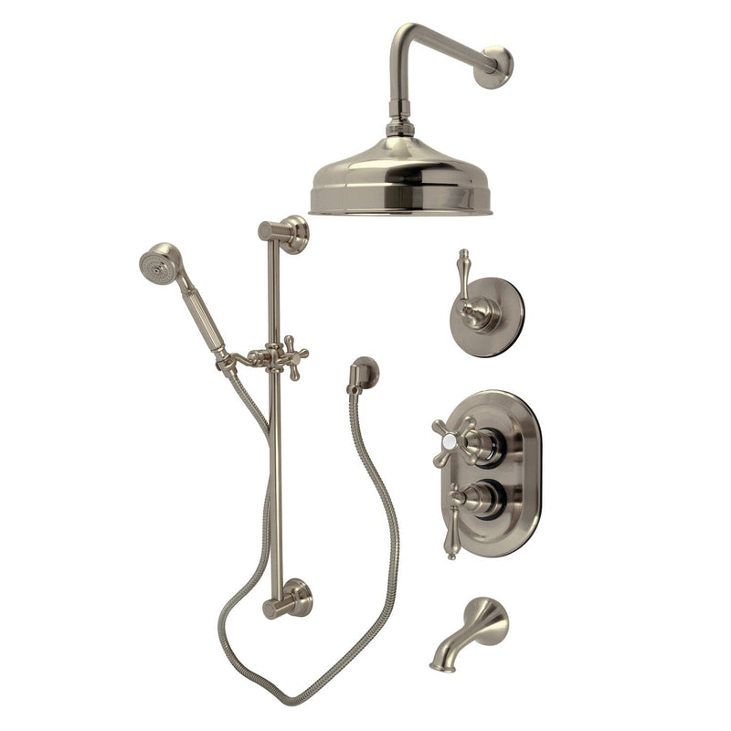 Restoration Thermostatic Tub and Shower System
