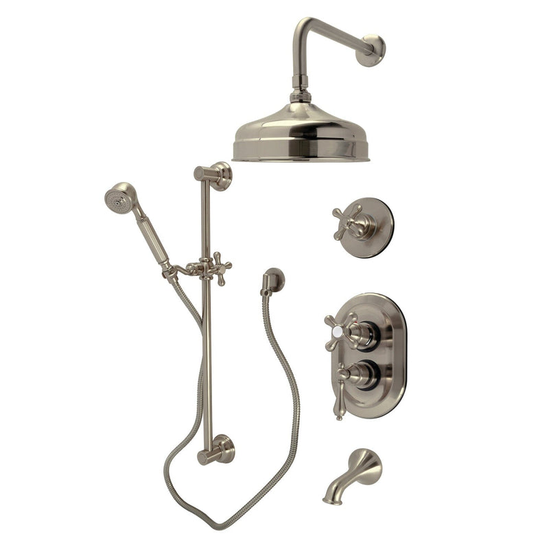 Restoration Thermostatic Tub and Shower System