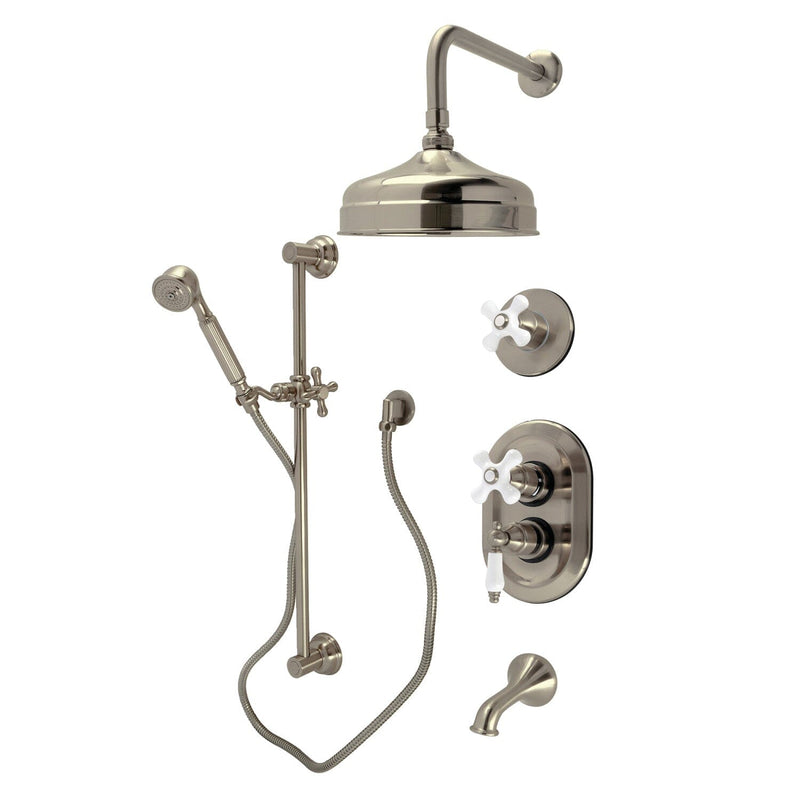Restoration Thermostatic Tub and Shower System
