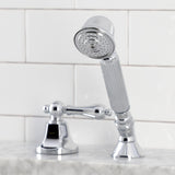 Deck Mount Hand Shower with Diverter for Roman Tub Faucet