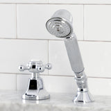 Deck Mount Hand Shower with Diverter for Roman Tub Faucet