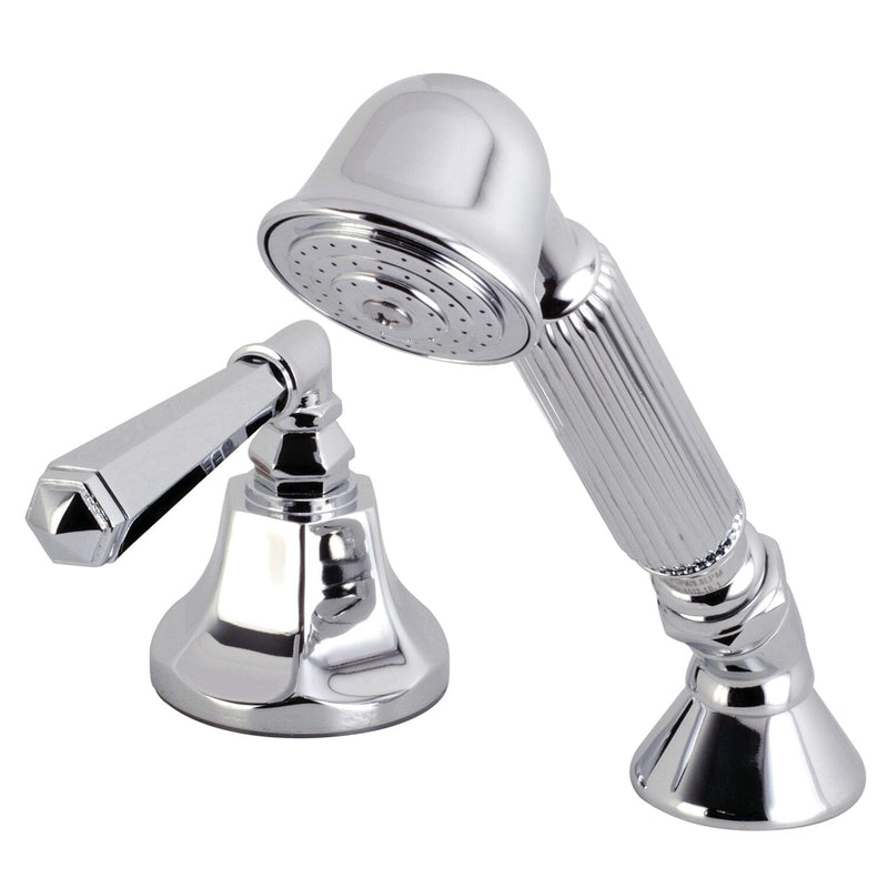 Deck Mount Hand Shower with Diverter for Roman Tub Faucet