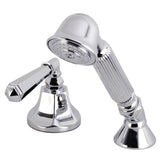Deck Mount Hand Shower with Diverter for Roman Tub Faucet