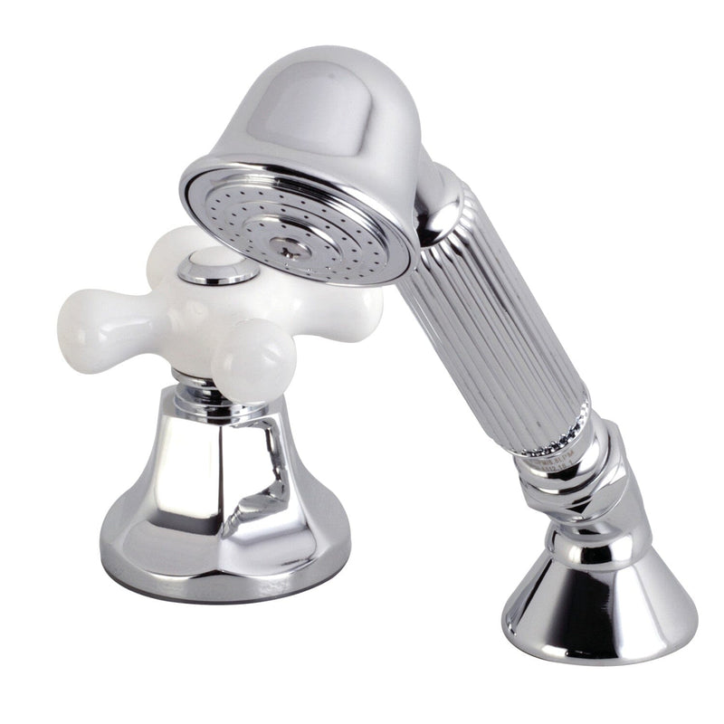 Deck Mount Hand Shower with Diverter for Roman Tub Faucet