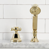 Deck Mount Hand Shower with Diverter for Roman Tub Faucet