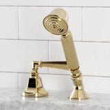 Deck Mount Hand Shower with Diverter for Roman Tub Faucet